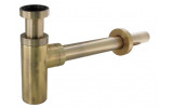 BELAGGIO Umývadlový sifón 5/4 ", odpad 32mm, BRONZ, valcový